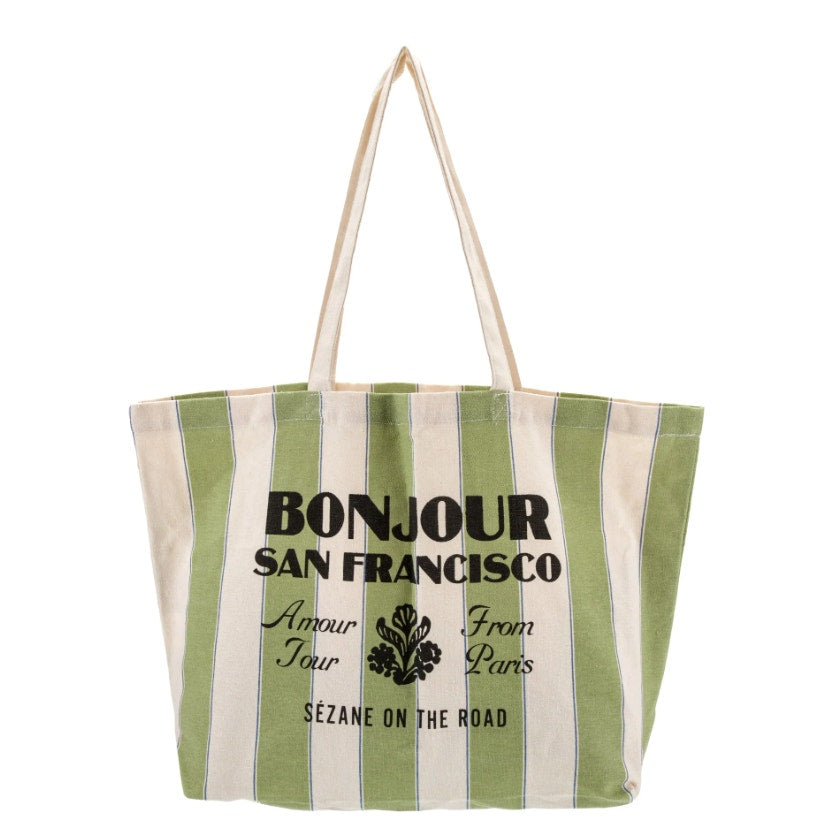 S�zane 'Tote' Green Bonjour Bag