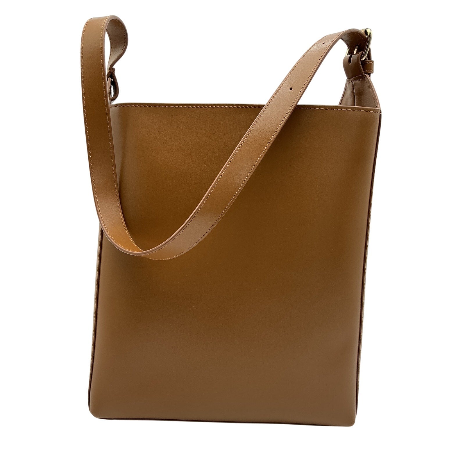 A.P.C. 'Virginie' Brown Leather Bag