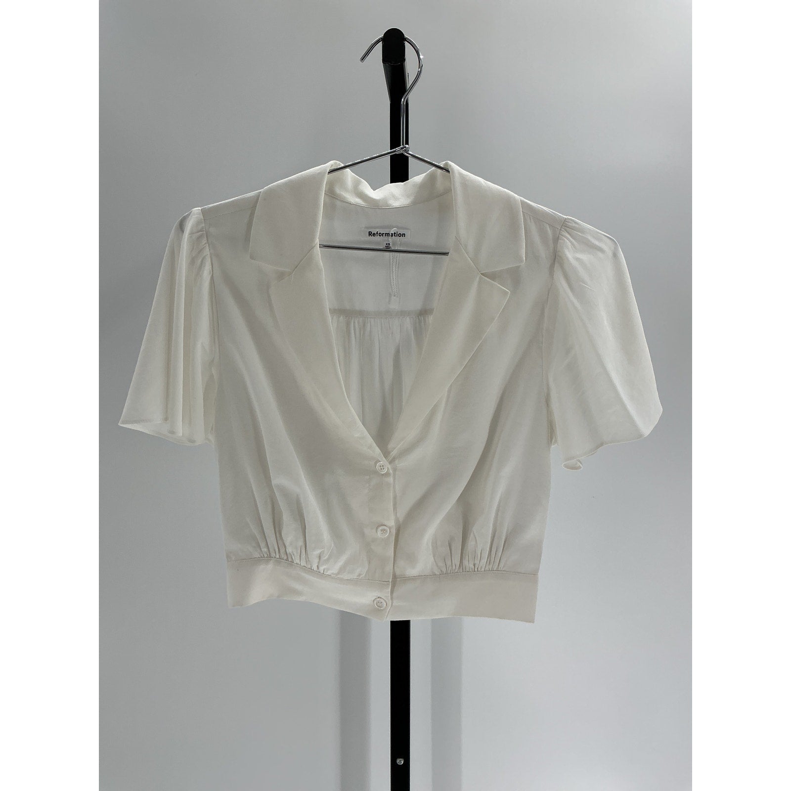 Reformation 'Payton' White Top Size XS