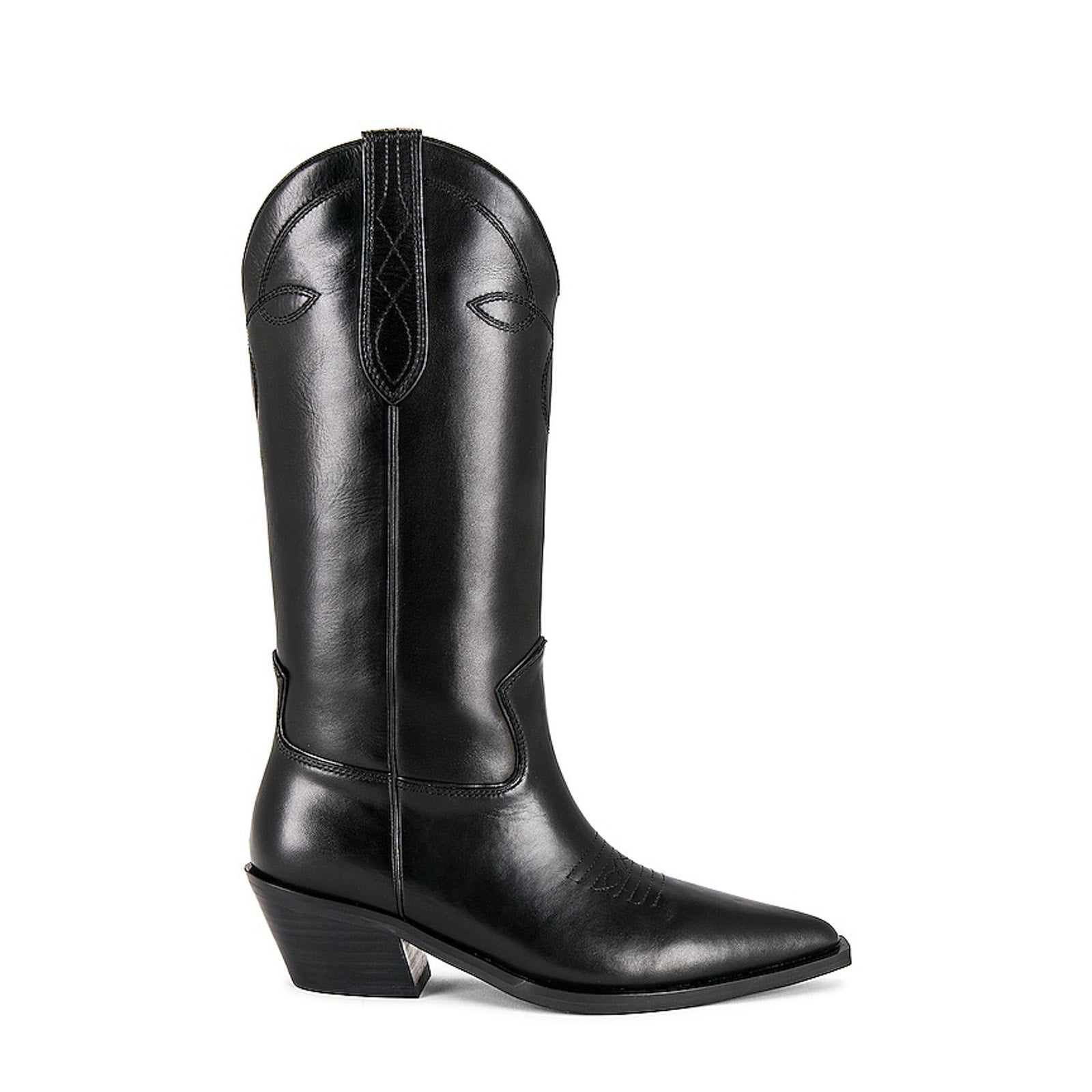 Alias Mae 'Finley' Black Western Embroidery Pointed Toe Boot Size 7