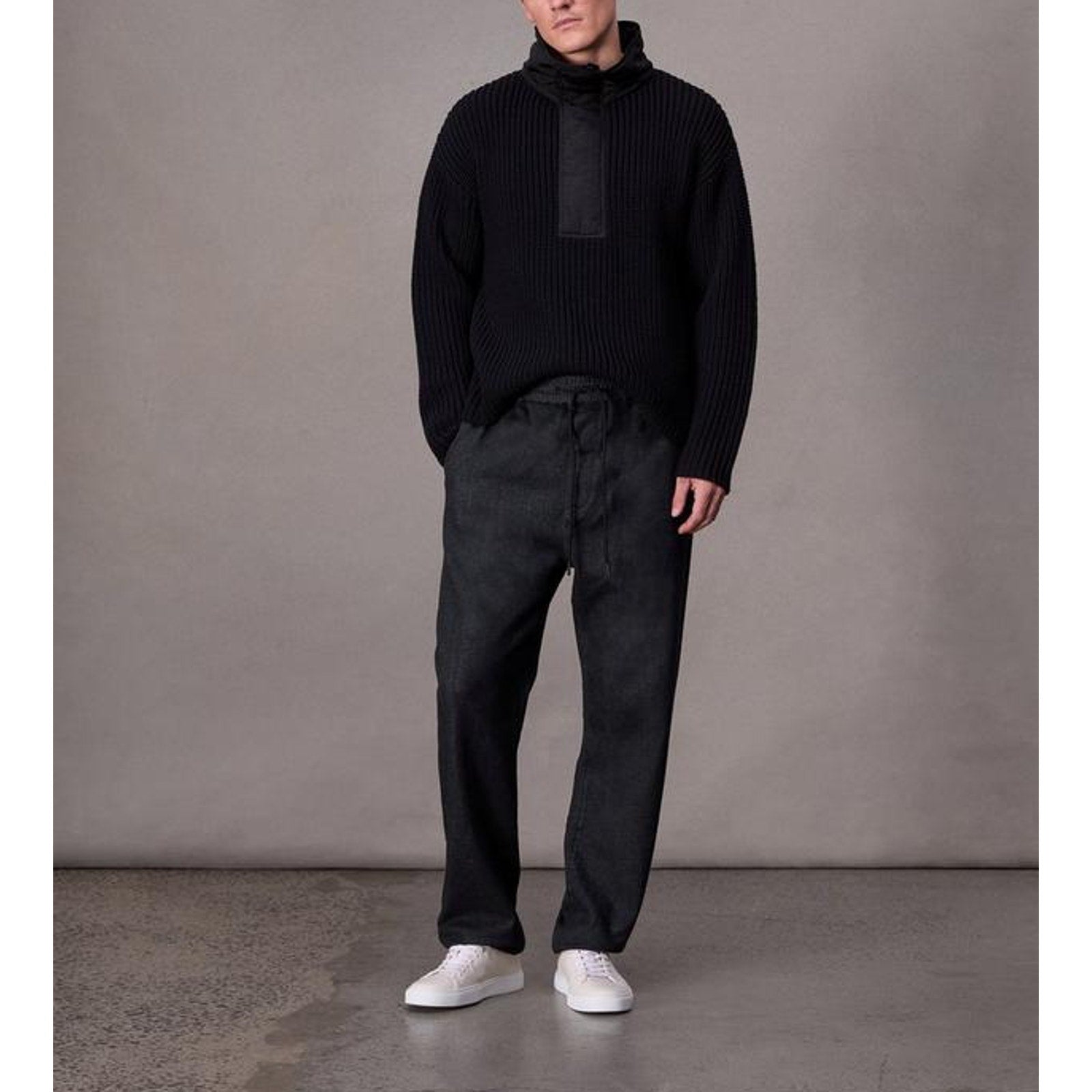 Rag & Bone 'Bradford' Black Cotton Stride Track Pant Size XS