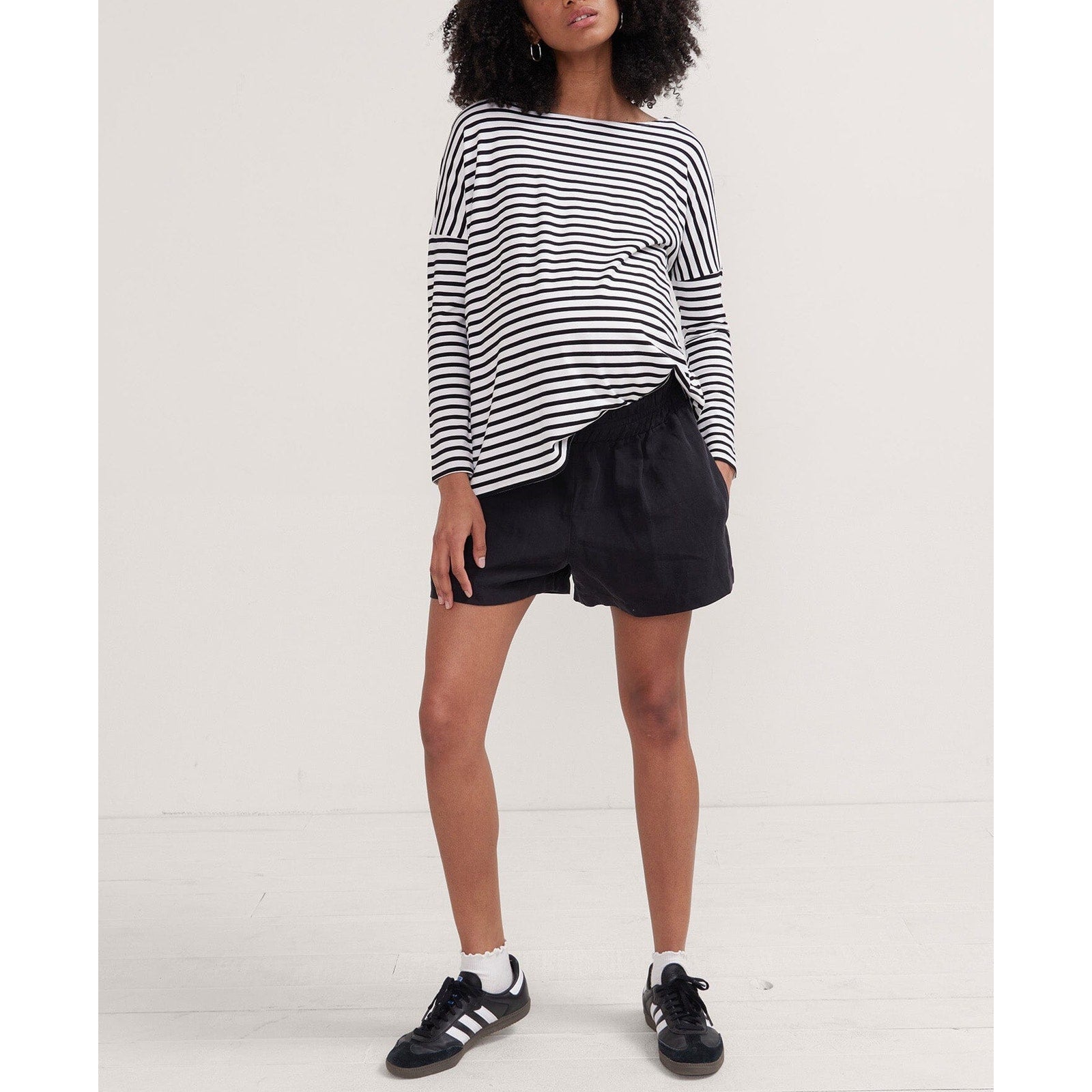 Hatch 'The Asher' Black Tencel Short Size 1