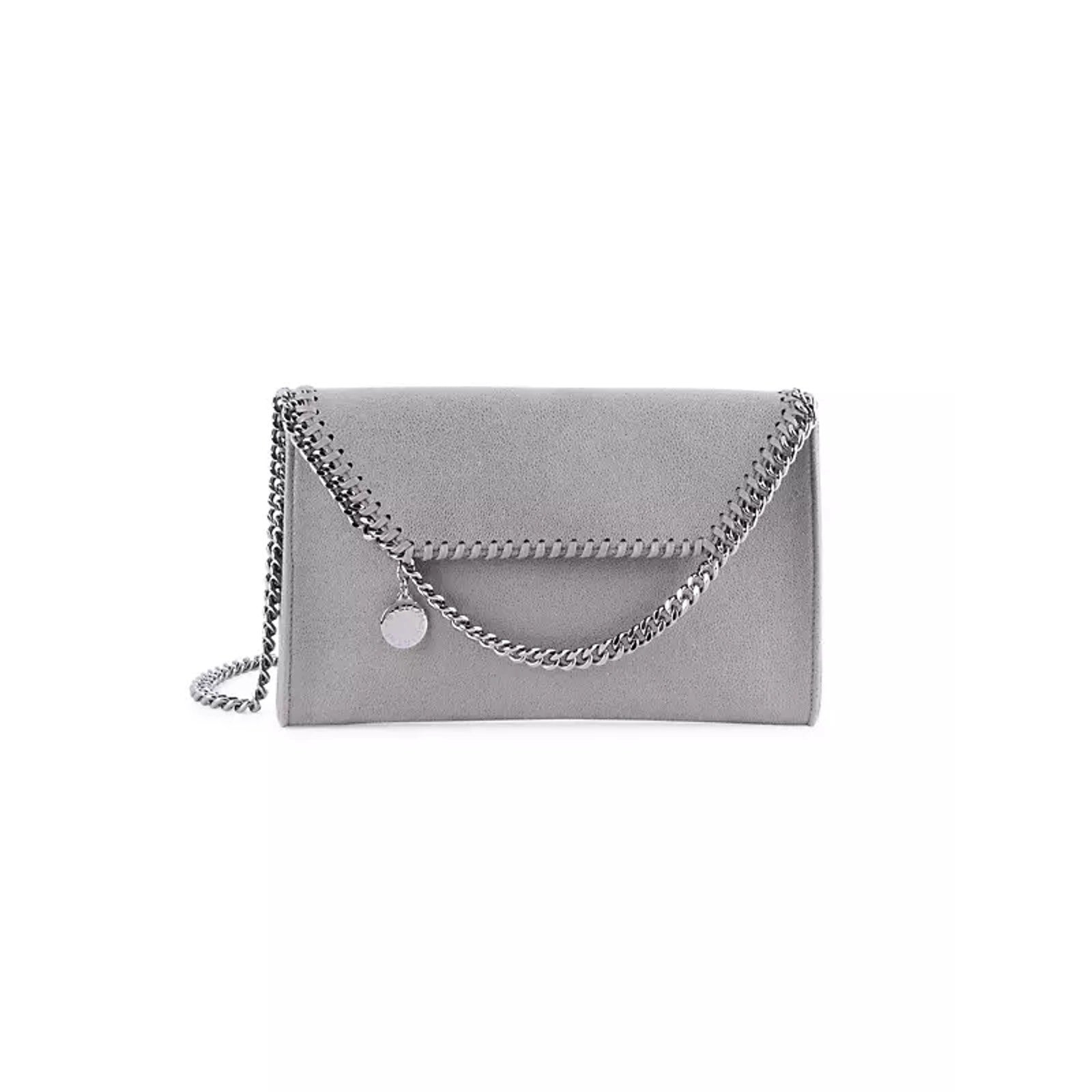 Stella Mccartney Grey Mini Falabella Crossbody Bag