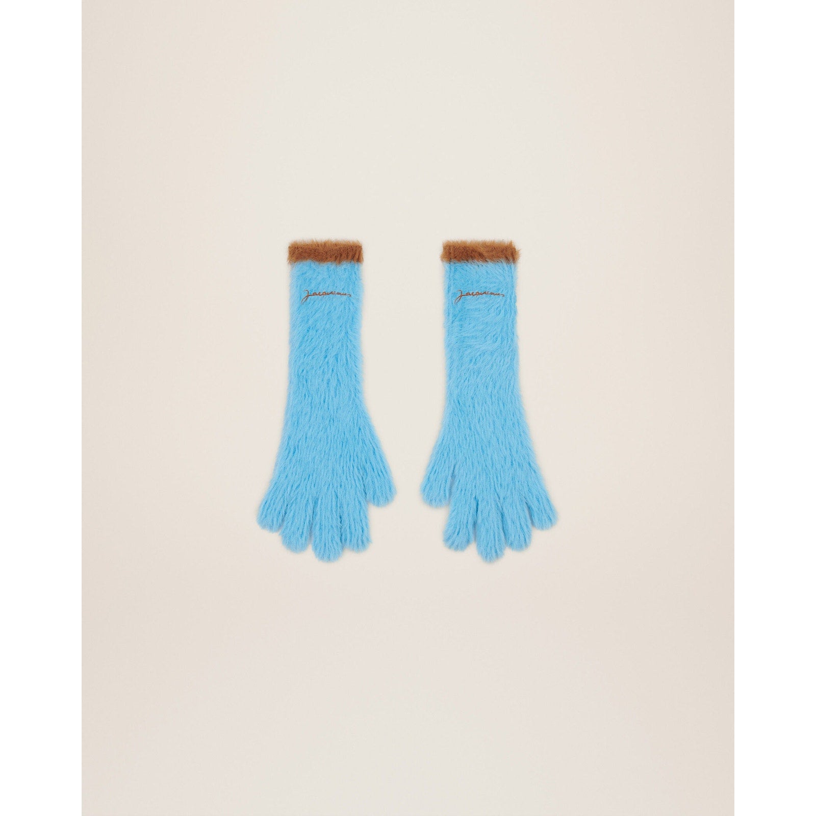 Jacquemus 'Les' Blue Polyamide Gants Neve Gloves Size OS - NWT