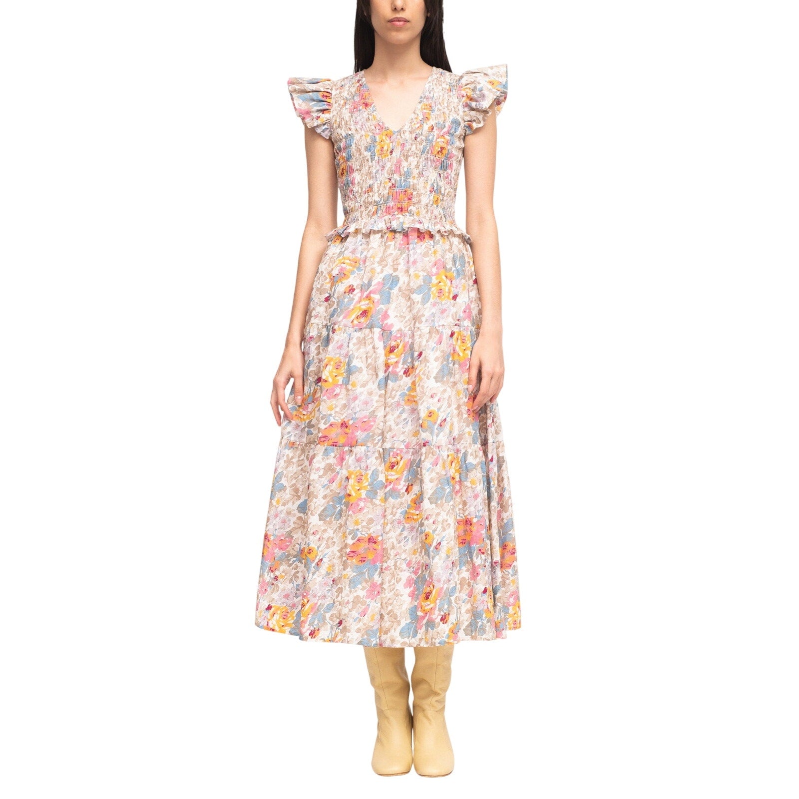 Sea New York 'Ines' Pink Ramie Dress Size 0