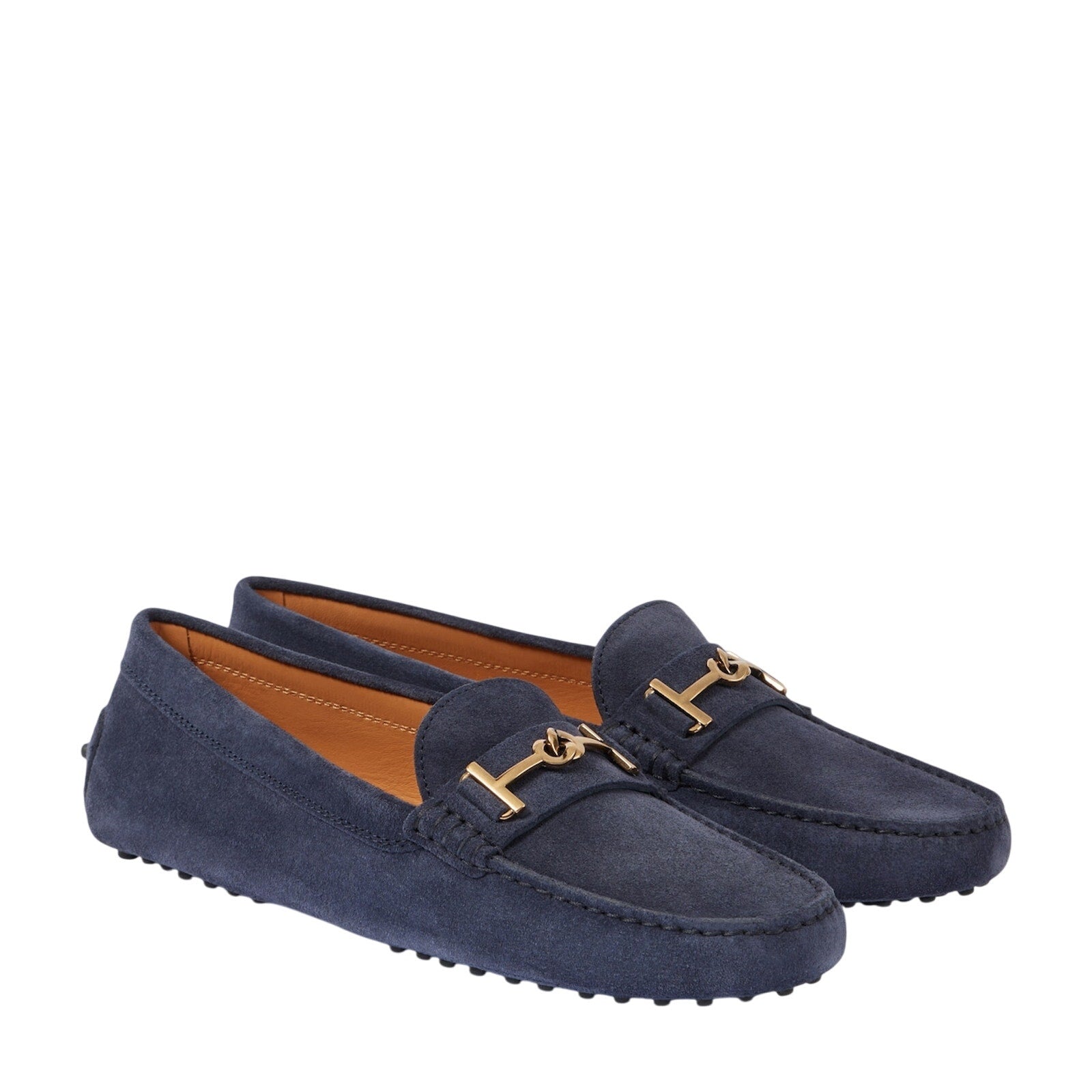 Tod's Gommino 'Driving' Blue Suede Shoes Size 6