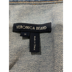 Veronica Beard Denim Blue Jax Dress Size 14