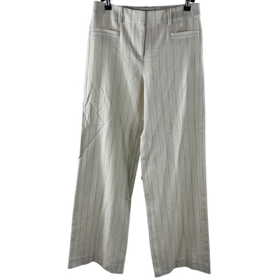 Ba&Sh Striped Ivory Elouan Pants Size 36 EU / 4 US