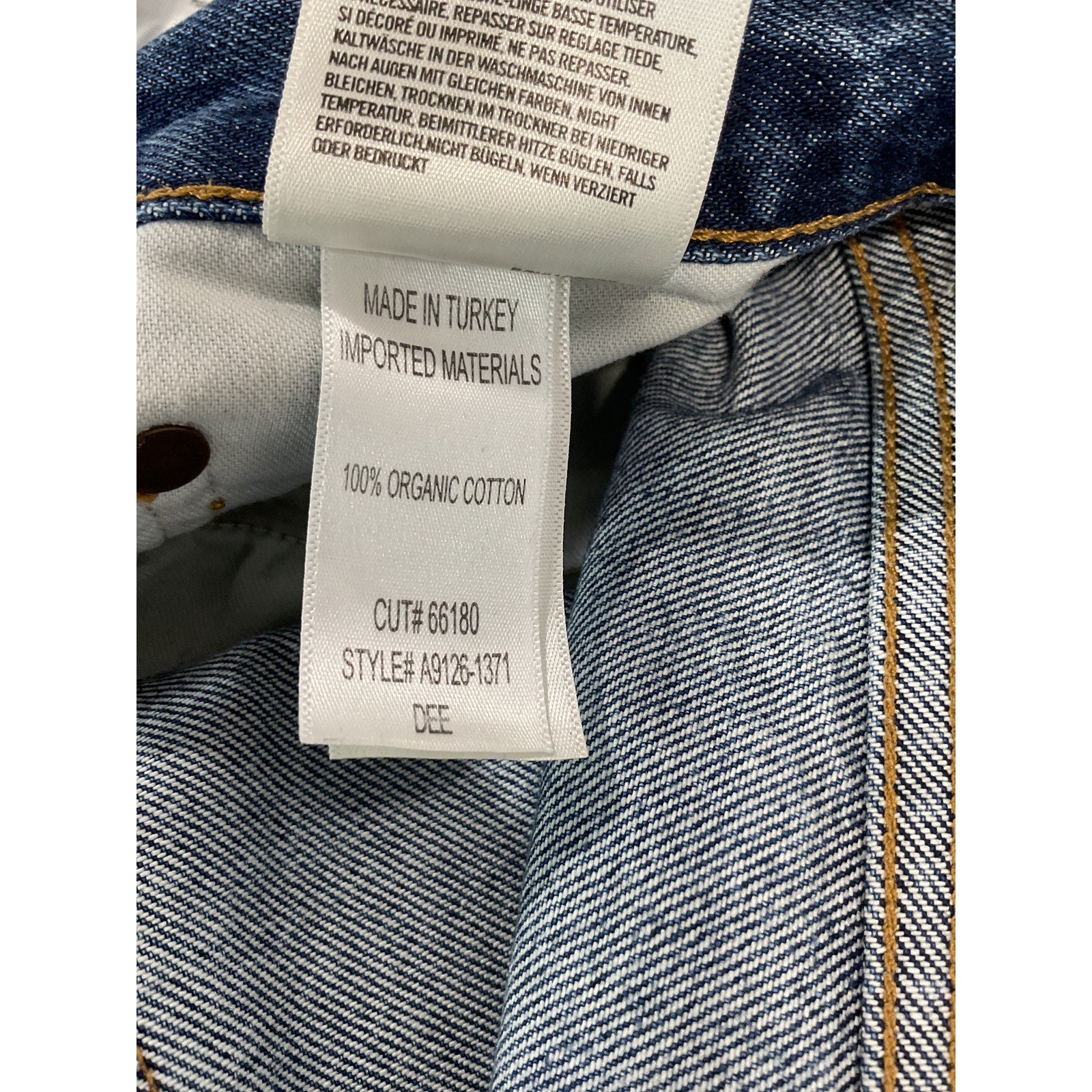 Agolde 'Dee' Blue Denim Jean Short Size 29