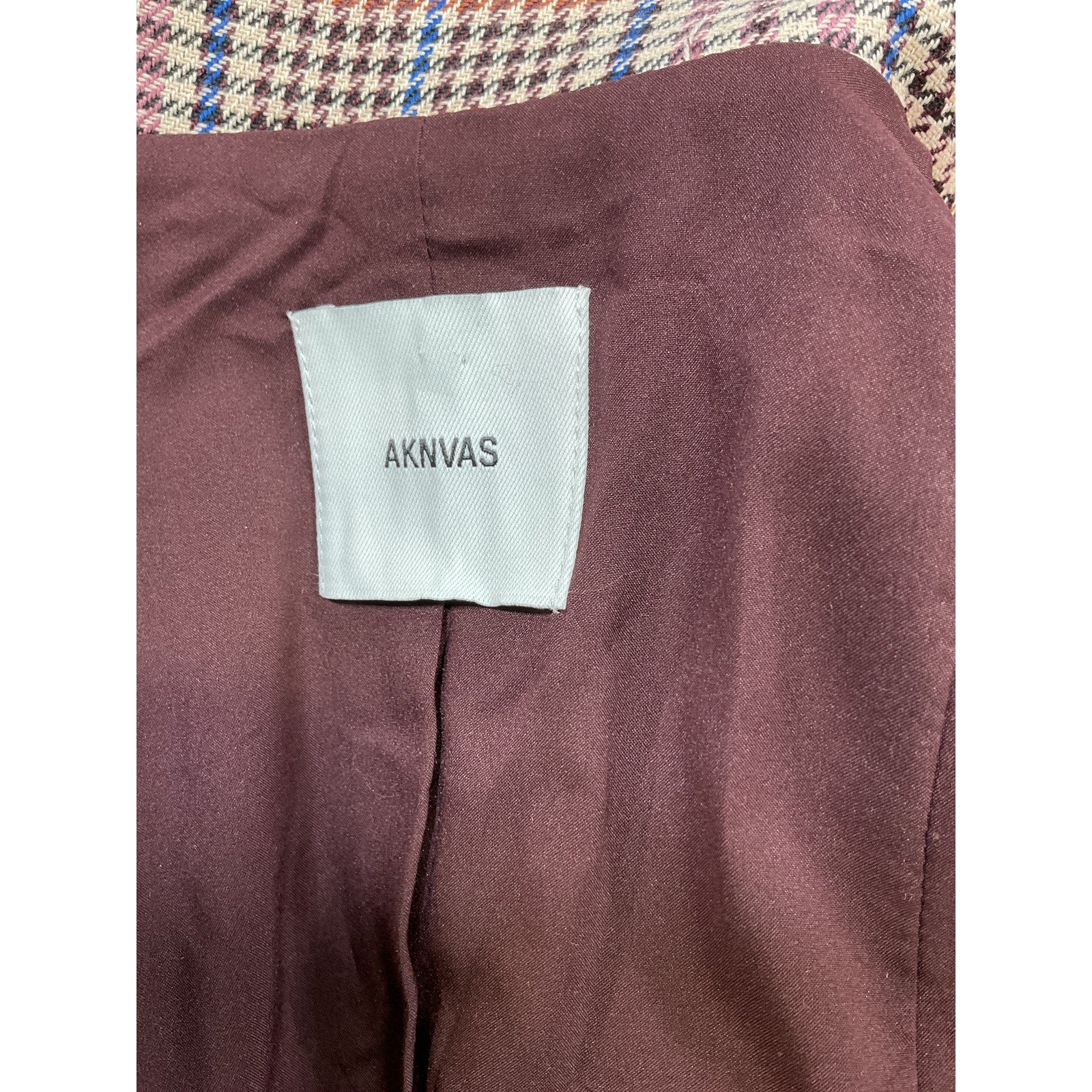 Aknvas 'Valdi' Brown Polyester Blazer Size 2