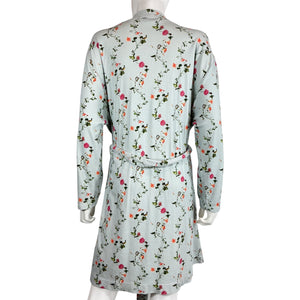 Hill House Home Floral Blue Drew Robe Size XL