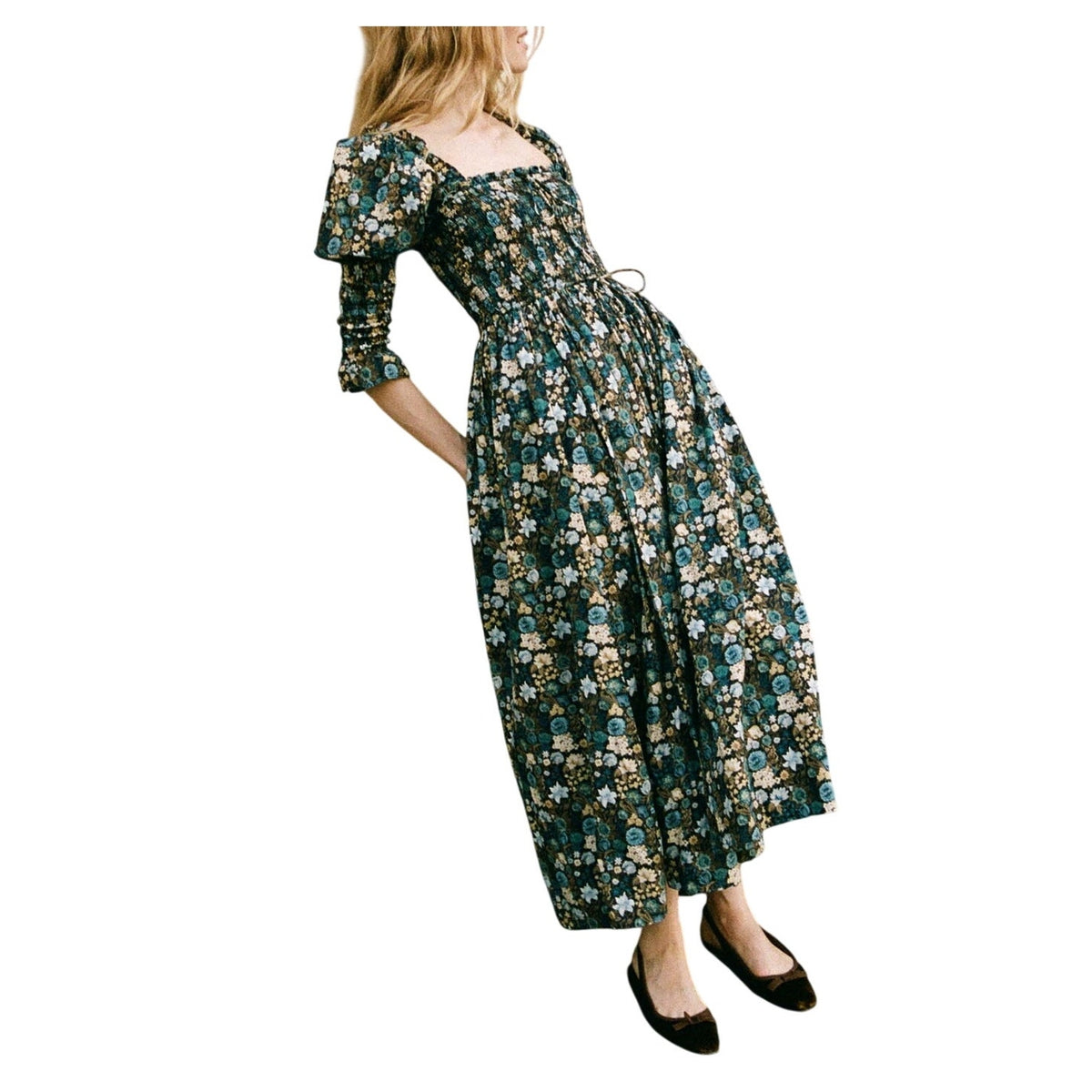 Dôen Floral Multicolor Bijou Dress Size XXL
