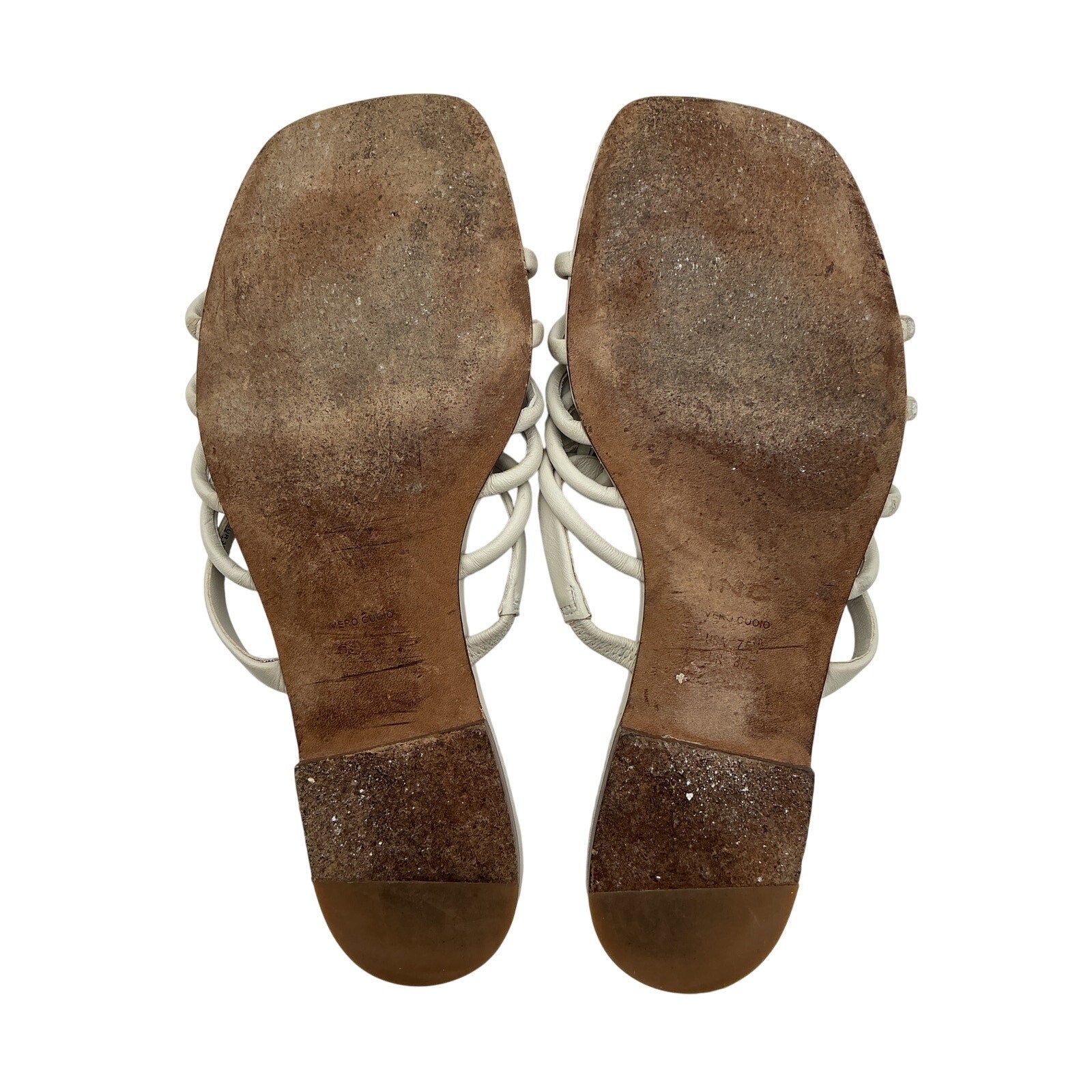 Vince 'Dae' Cream Leather Sandal Size 7.5