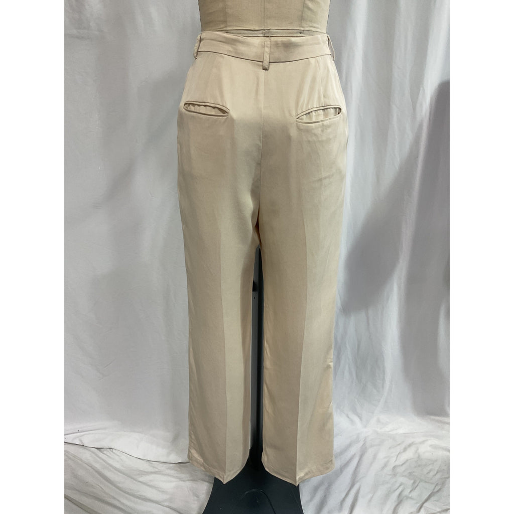 Reformation 'Petites' Tan Mason Pant Size 4 P