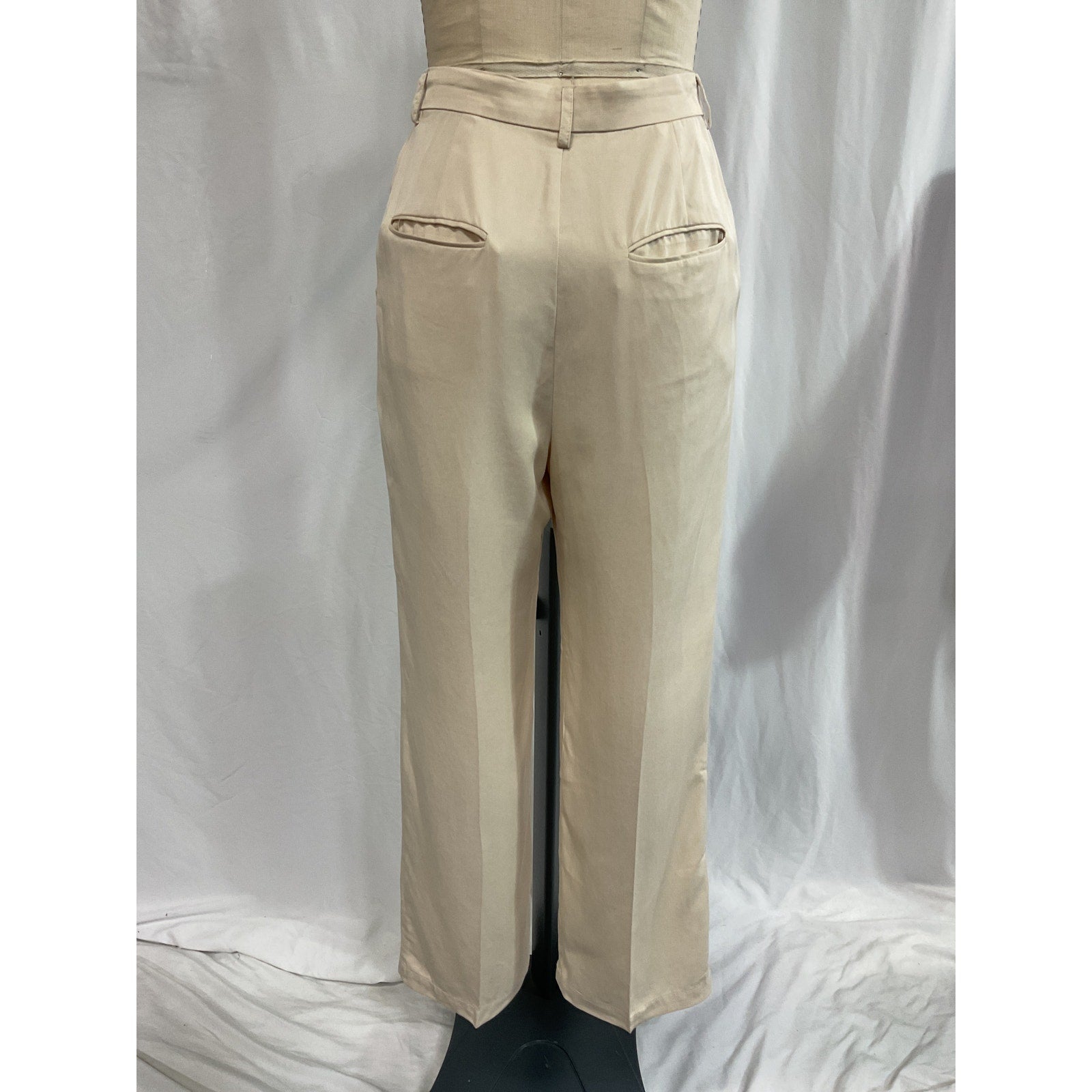 Reformation 'Petites' Tan Mason Pant Size 4 P
