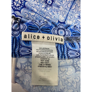 Alice + Olivia Wide Leg Greek Tile Athena Pants Size 8