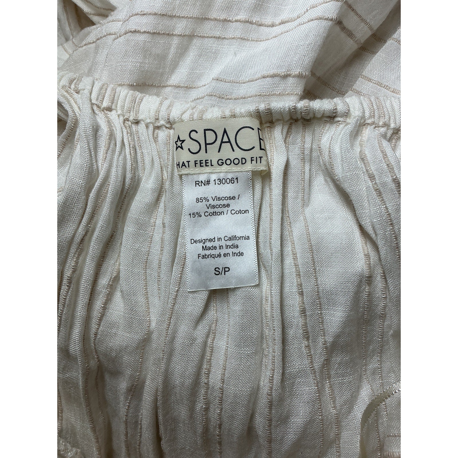 Lspace 'Santorini' Ivory Viscose Dress Size S