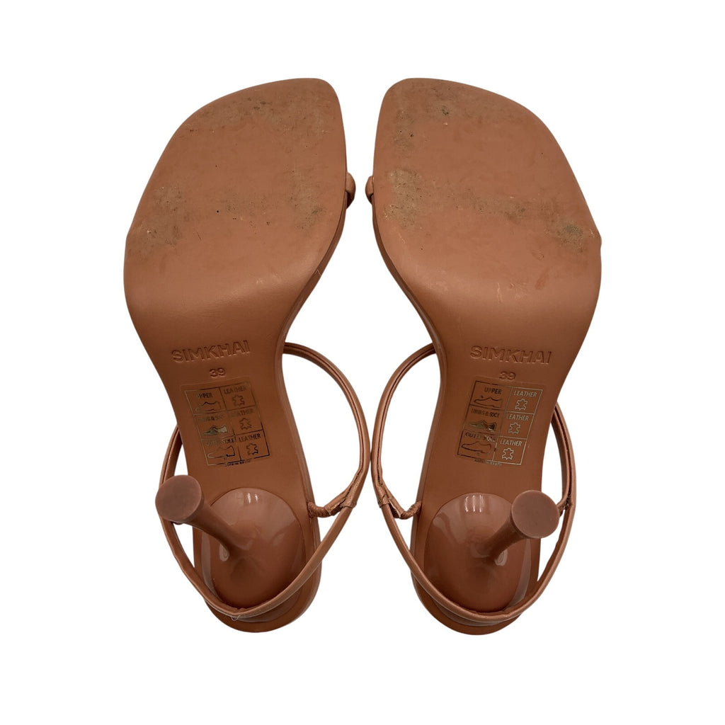 Simkhai 'Siren' Pink Patent Leather Sandals Size 9