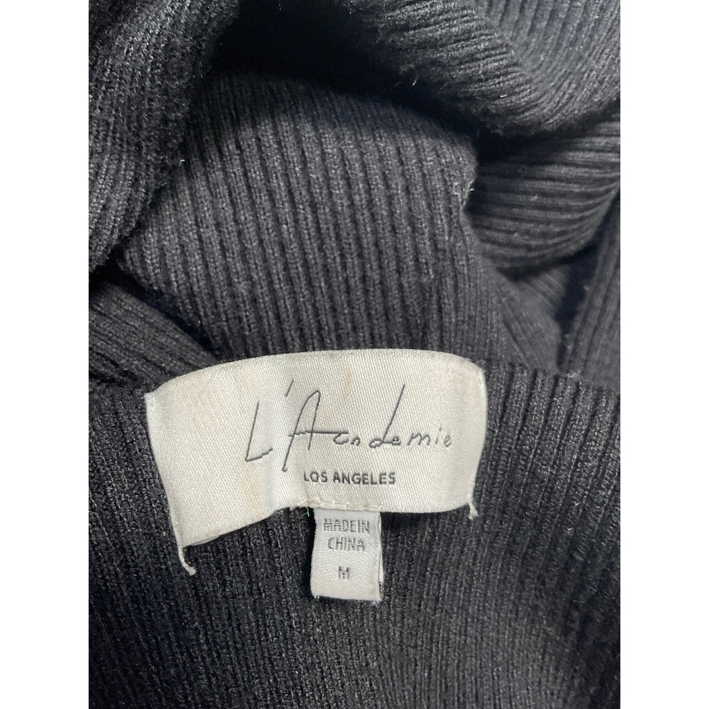 L'Academie 'Fable' Black Polyester Sweater Size M