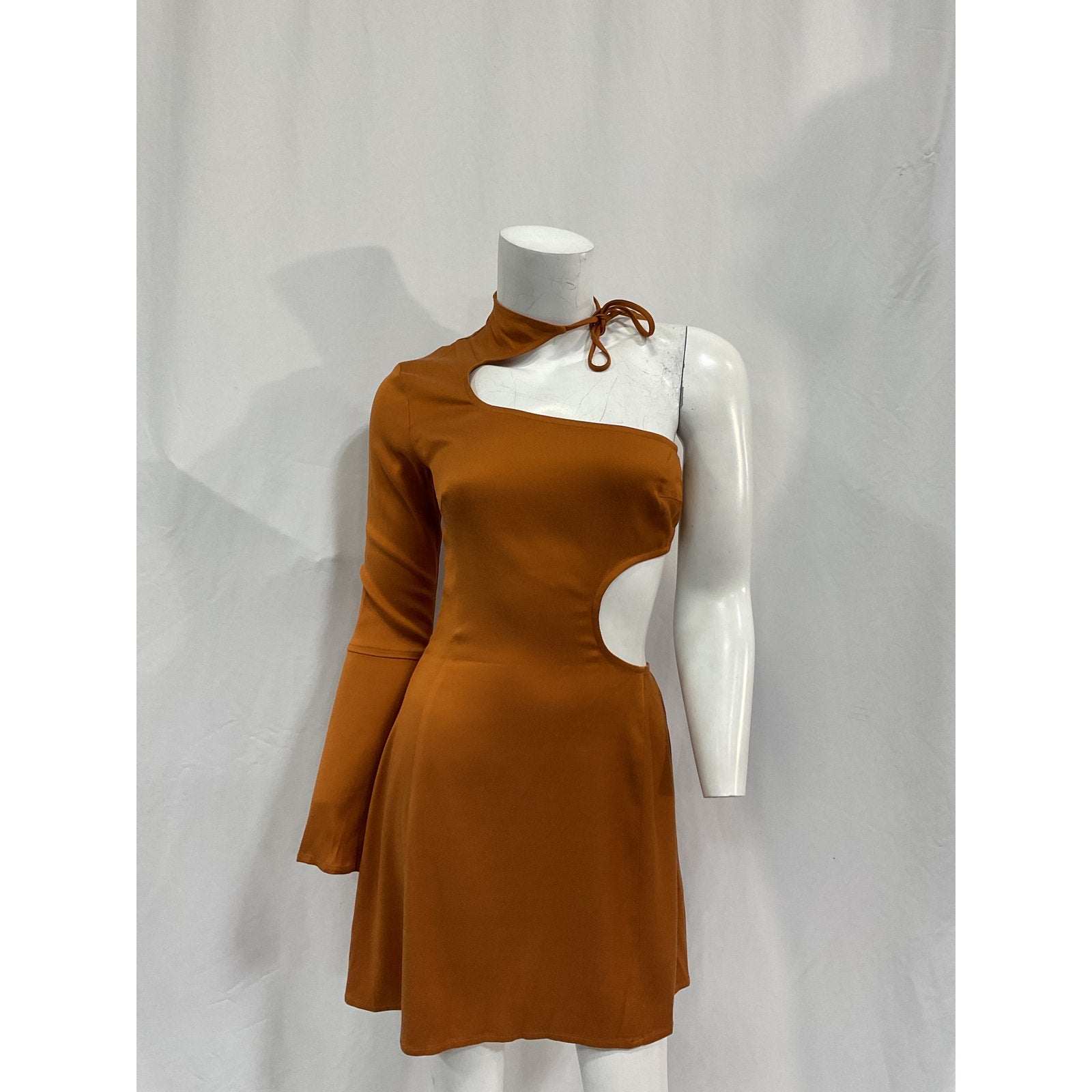 Cult Gaia 'Taja' Brown Cut Out Dress Size XS