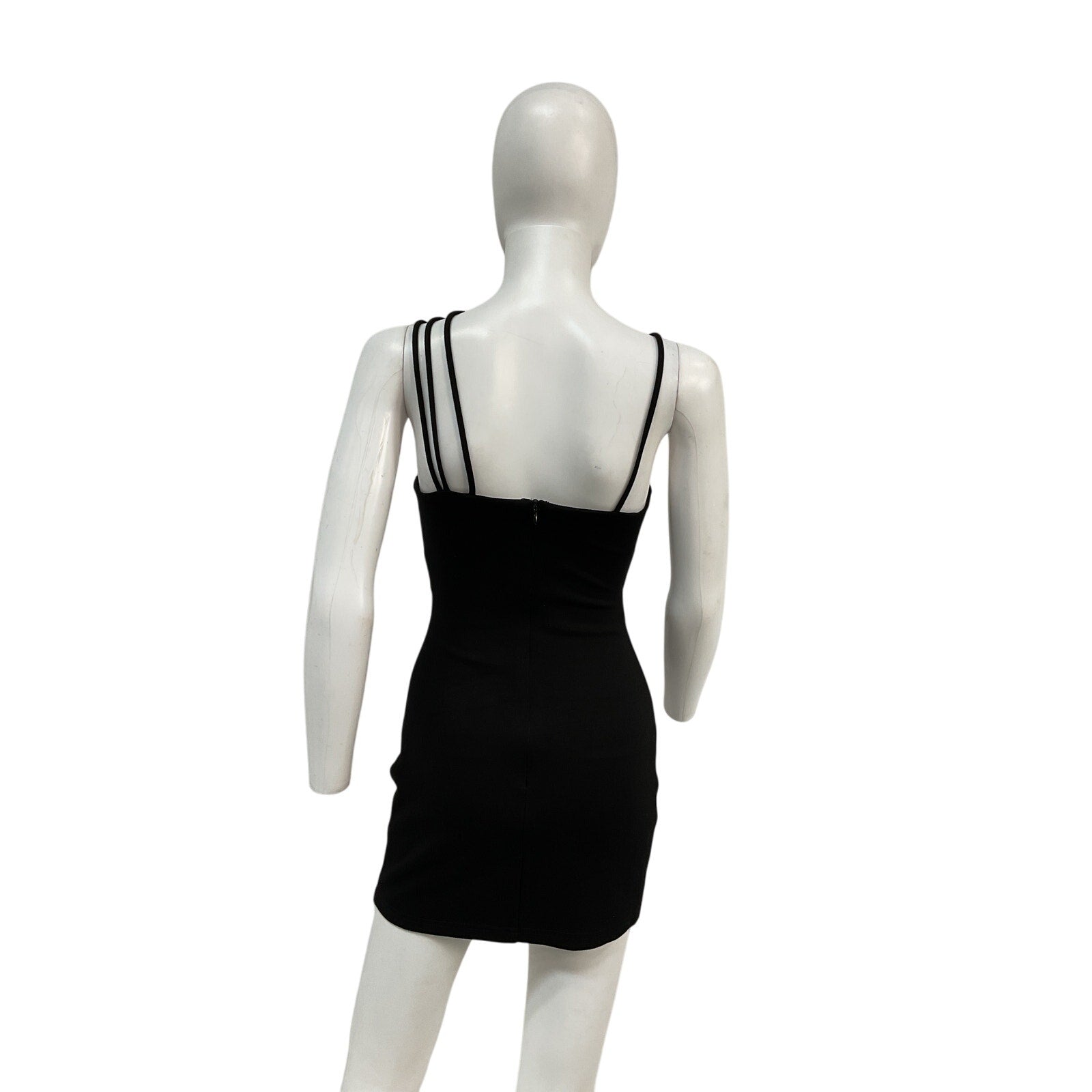 Michael Costello x Revolve 'Morgan' Black Polyester Mini Dress Size XS