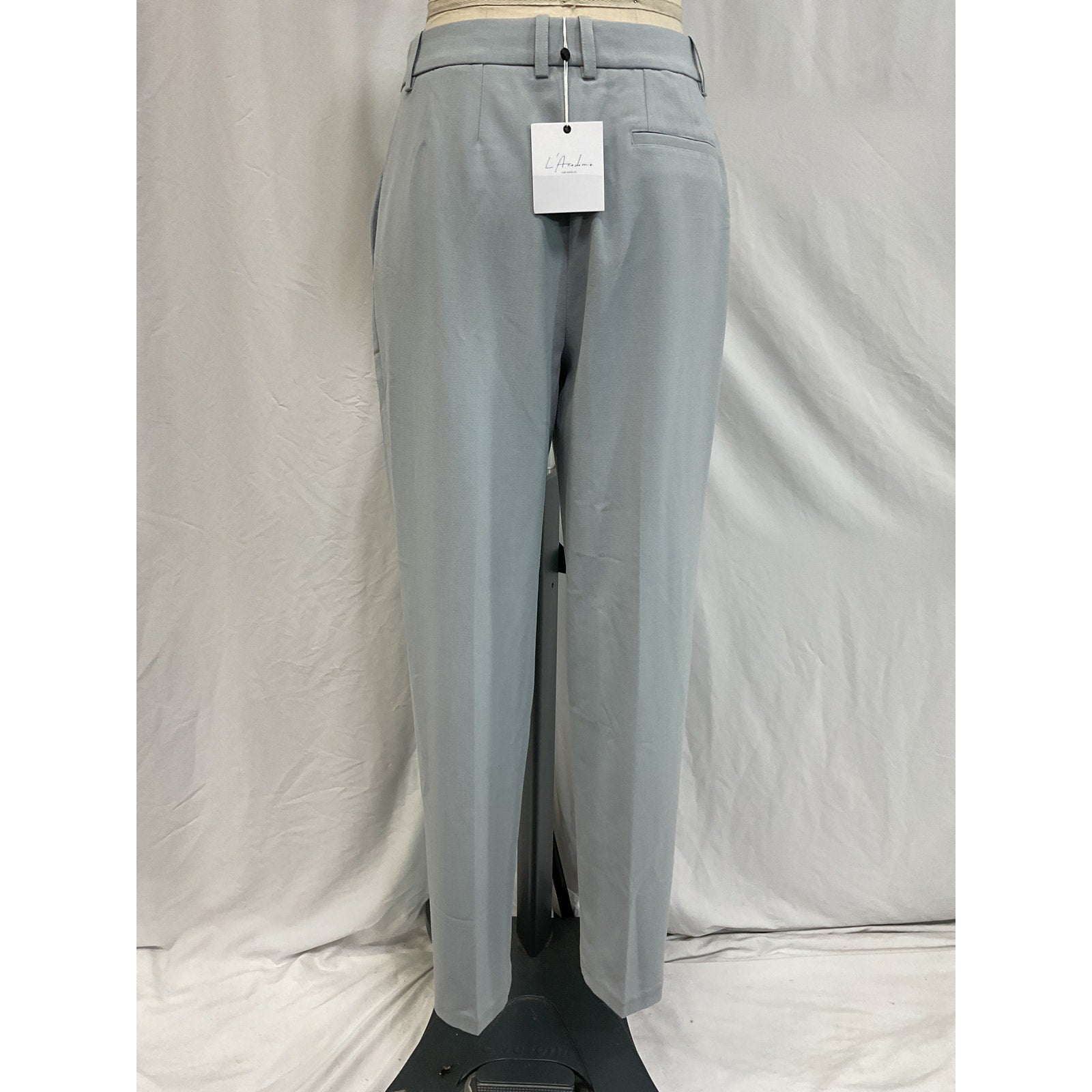 L'Academie 'Prudence' Blue Poly Trouser Size S - NWT