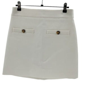 Veronica Beard Textured White Emar Mini Skirt Size 4