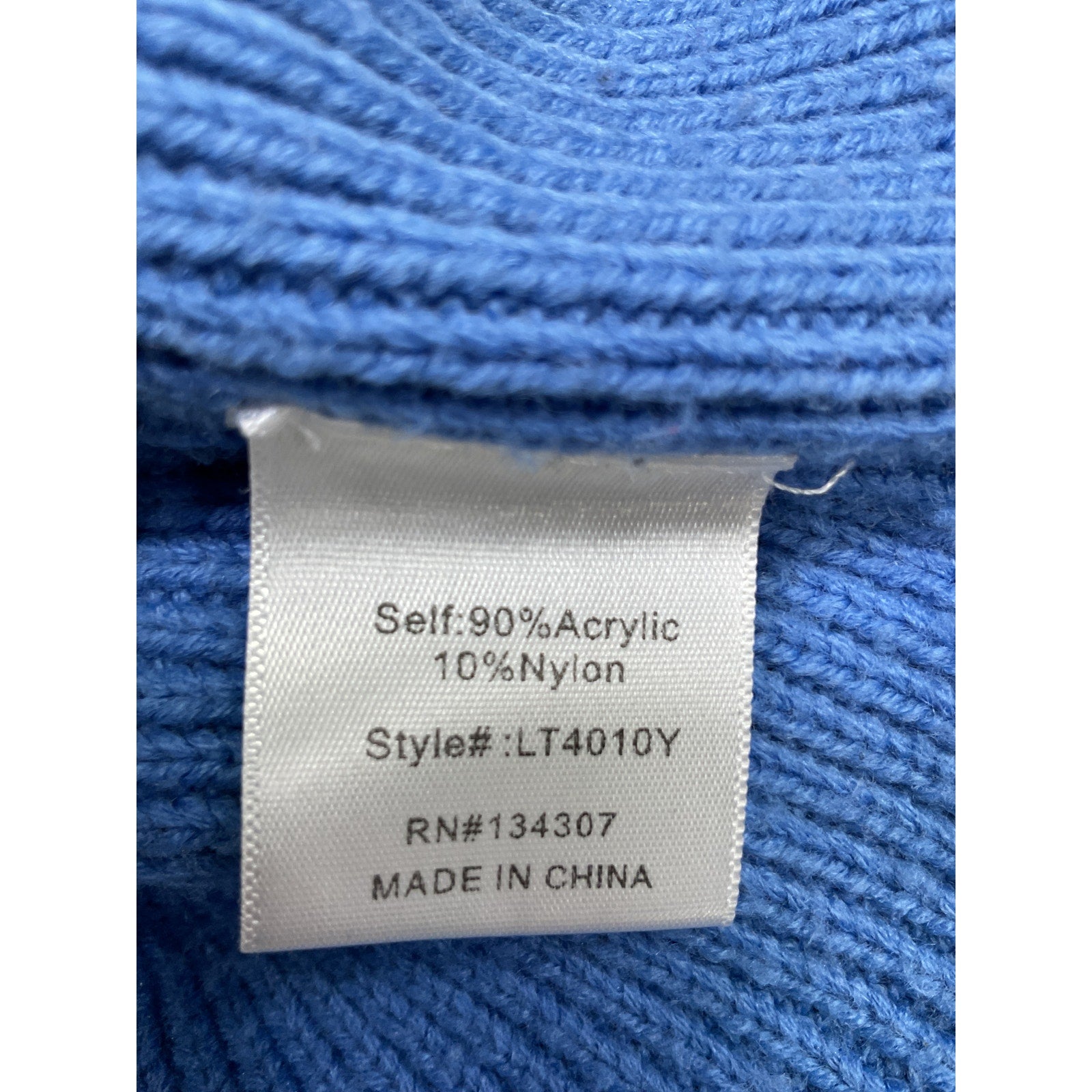 Line & Dot 'Hannah' Blue Rayon Blend Sweater Size S