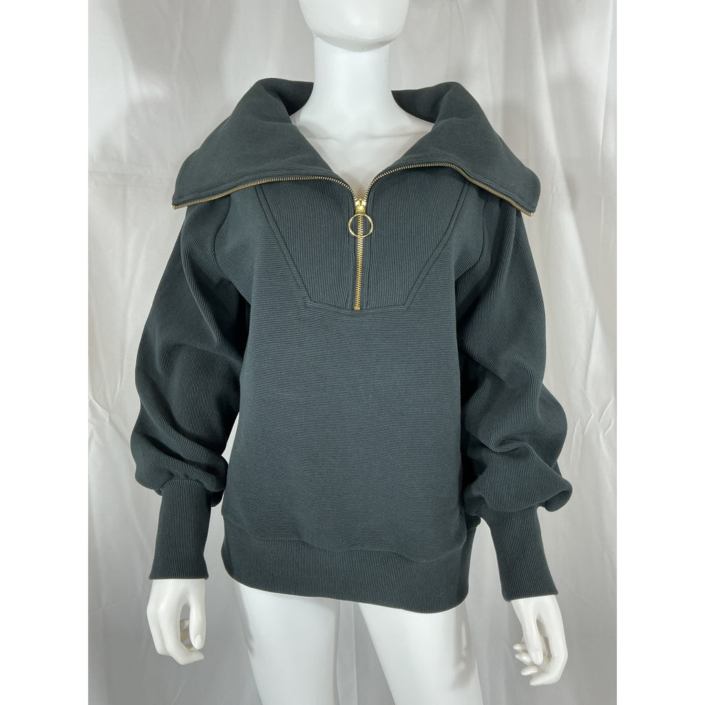 Varley 'Vine' Black Long Sleeve Pullover Size M
