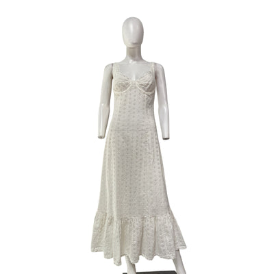 Dôen 'Melaine' White Cotton Dress Size XS