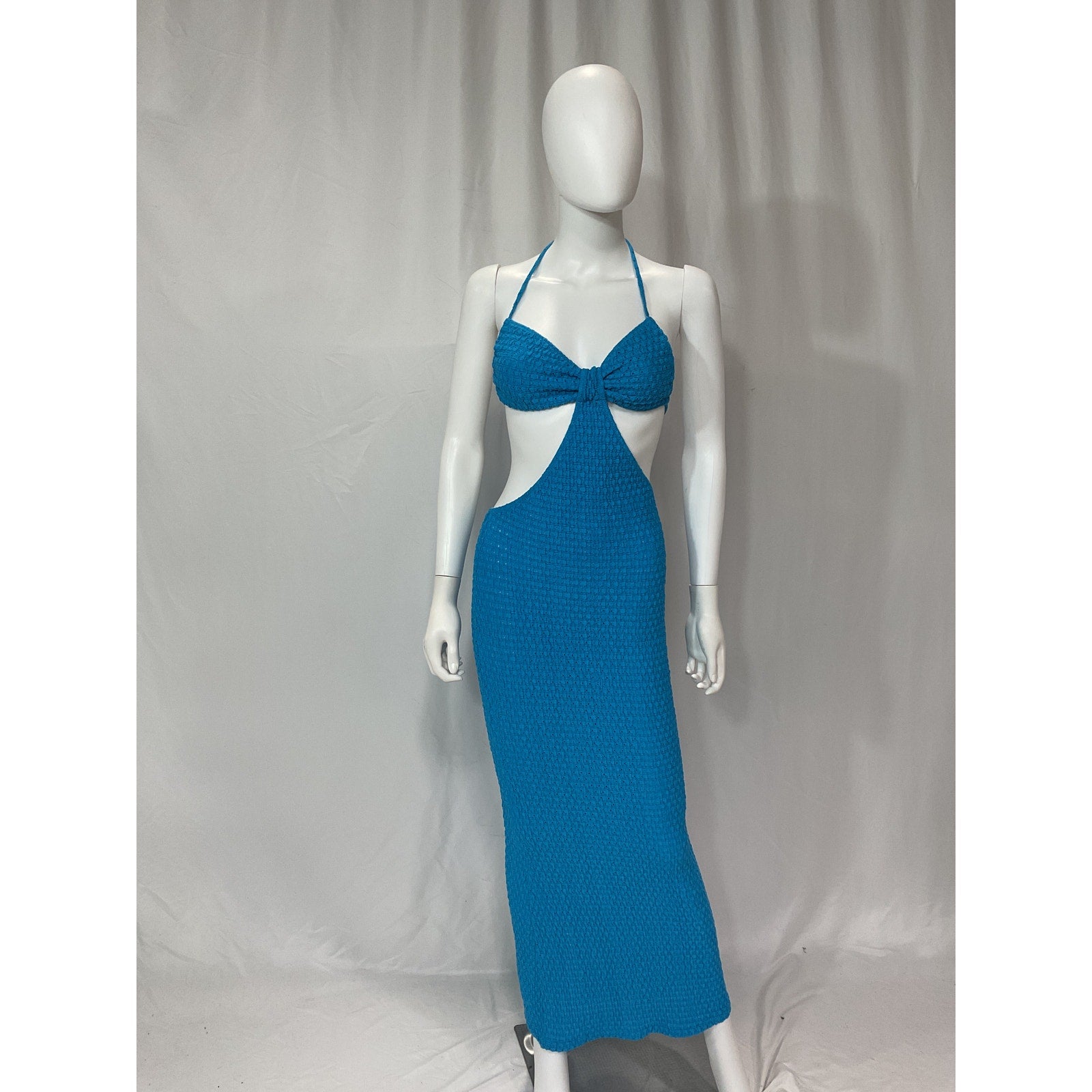 Bananhot 'Anna' Blue Maxi Dress Size S