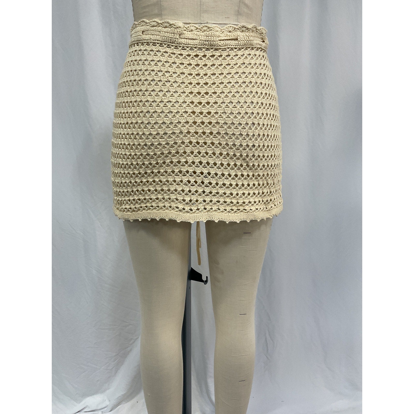 Reformation 'Clementine' White Cotton Skirt Size M