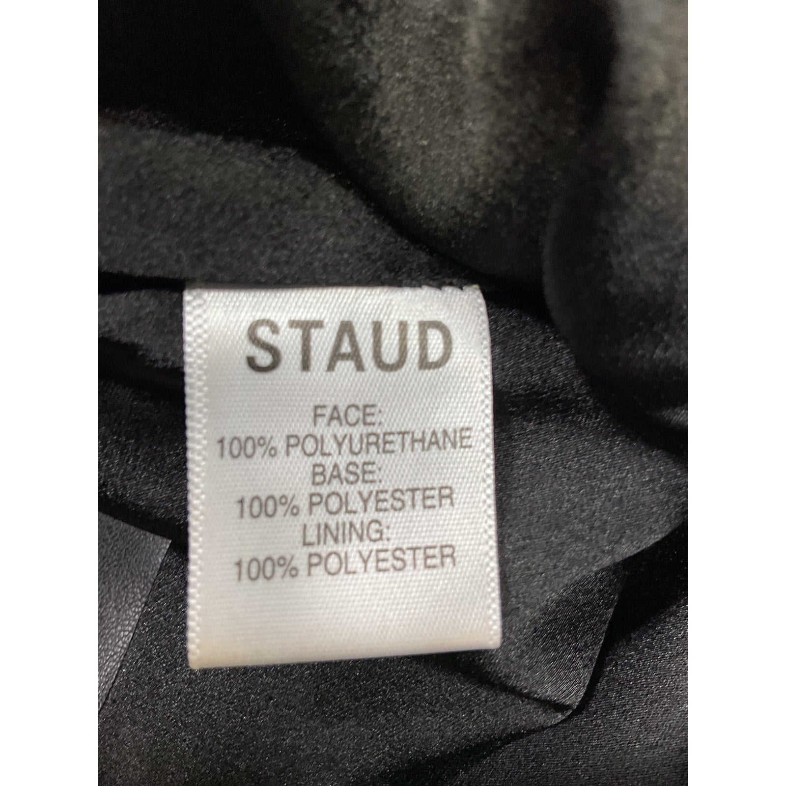 Staud 'Wells' Black Mini Skirt Size 0