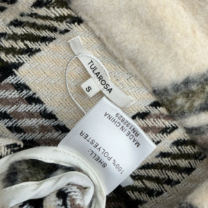 Tularosa Plaid Green Multi Josie Coat Size S