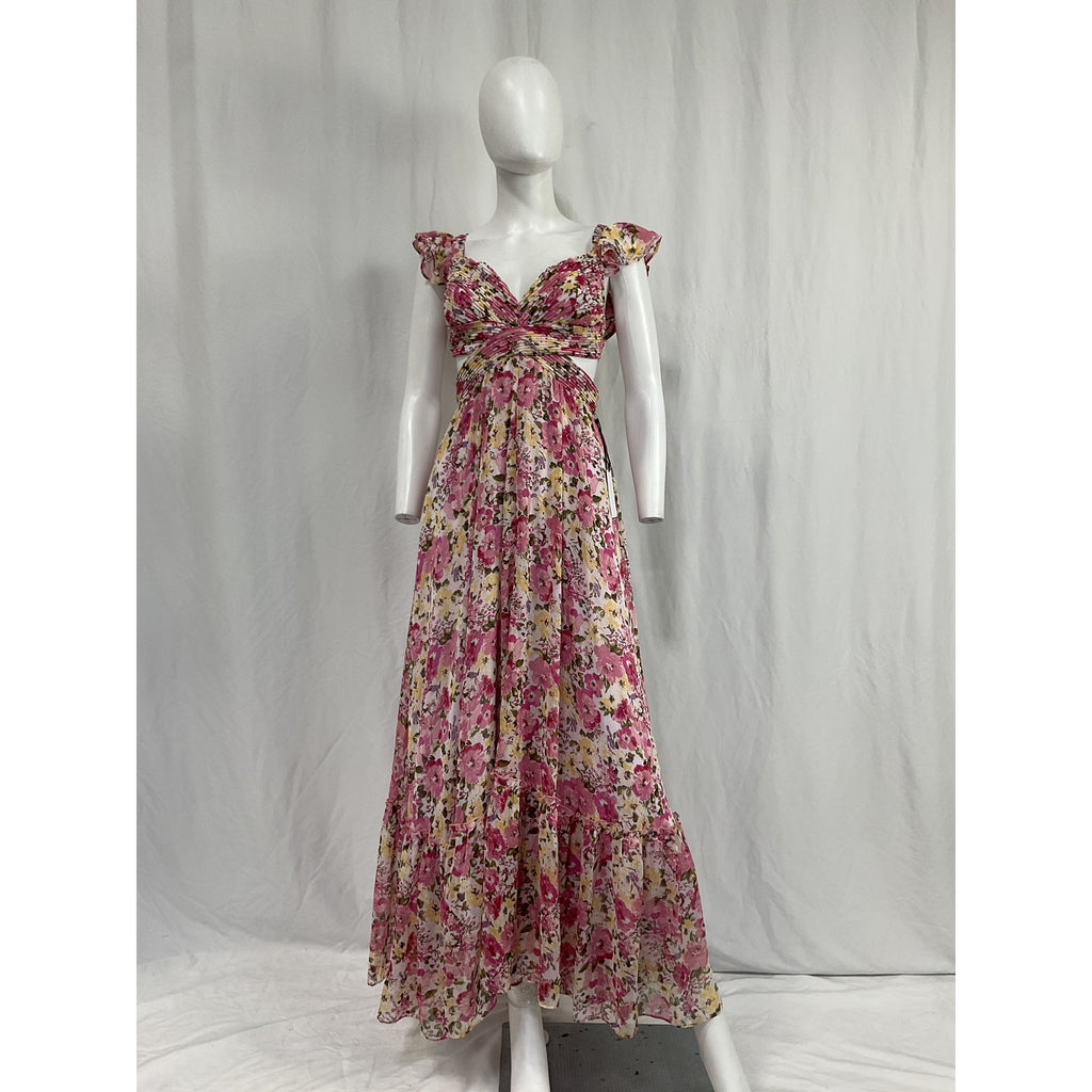 Astr The Label 'Primrose' Pink Polyester Dress Size XS - NWT
