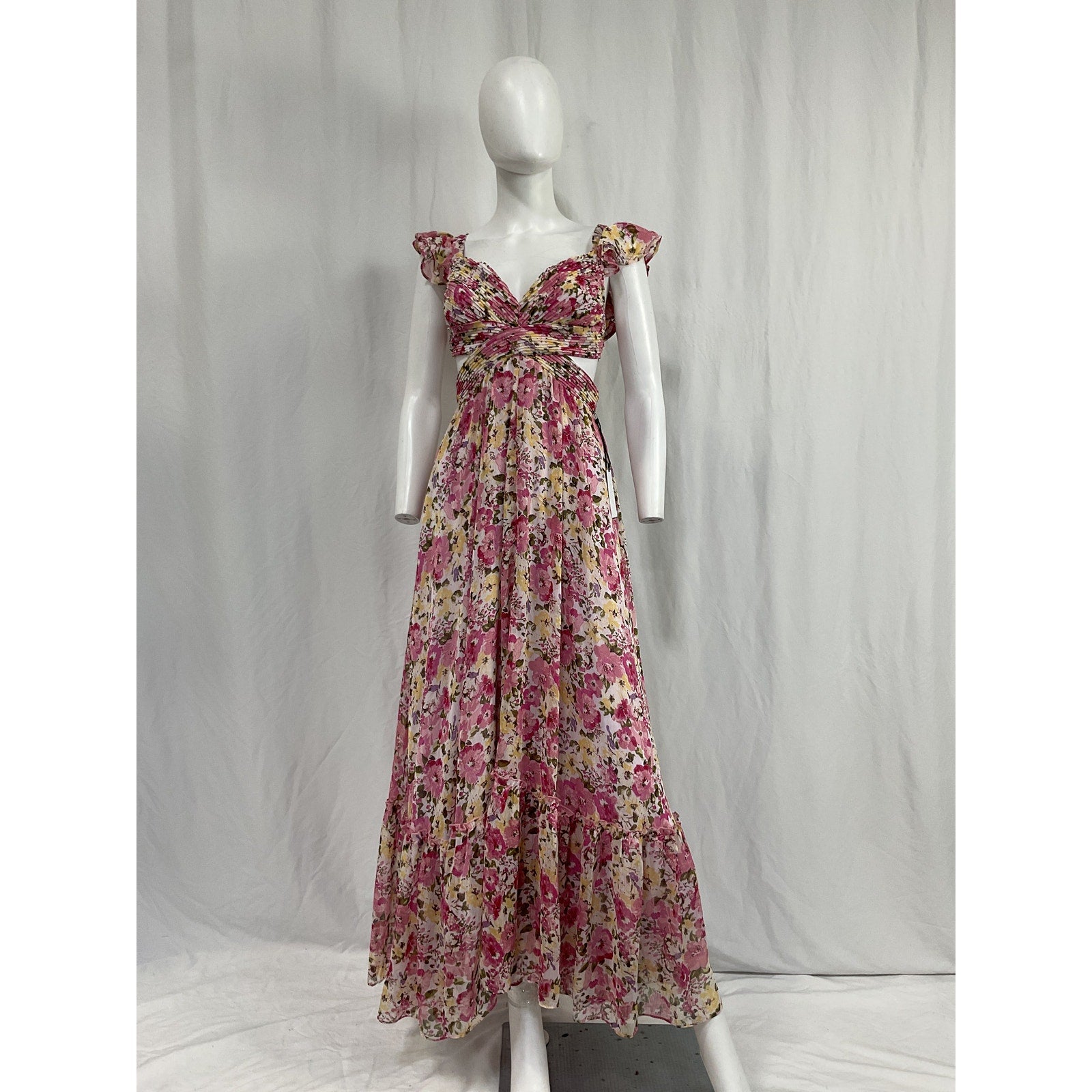 Astr The Label 'Primrose' Pink Polyester Dress Size XS - NWT