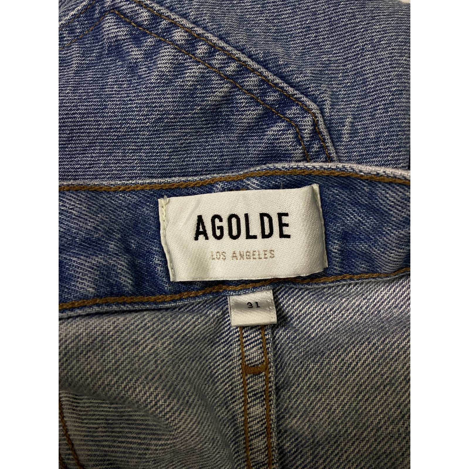 Agolde '90s' Blue Crop Denim Jeans Size 31