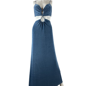 Significant Other Cutout Blue Yara Dress Size 6
