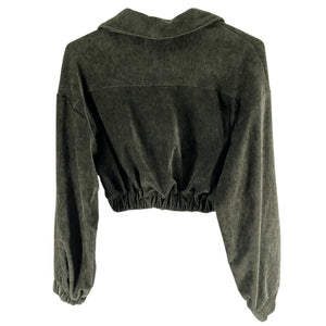 Tularosa Cropped Green Phyllis Jacket Size XS
