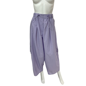 The Frankie Shop 'Celeste' Purple Nylon Cargo Pants Size XS / S - NWT
