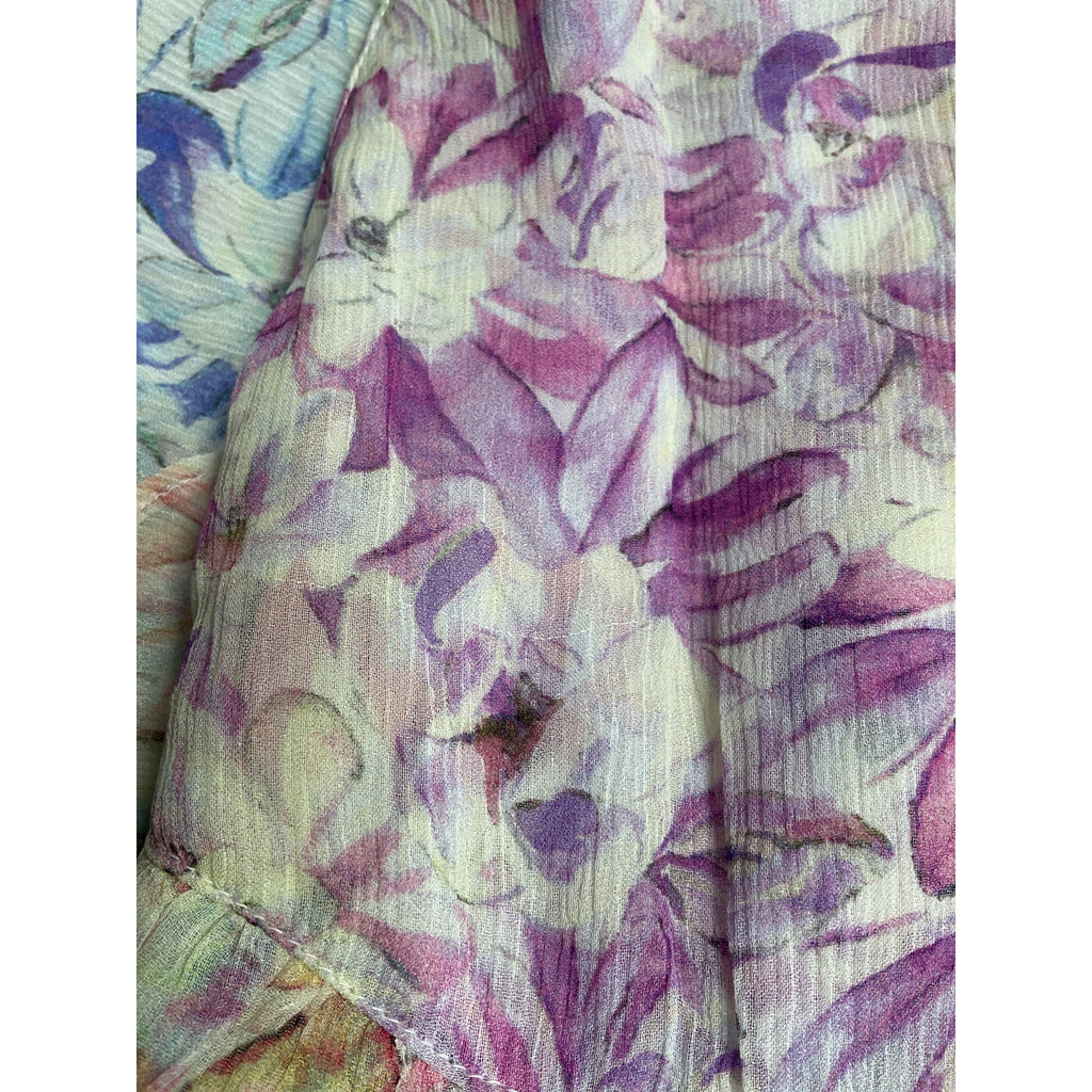 Loveshackfancy 'Rhodes' Pink Silk Skirt Size 4