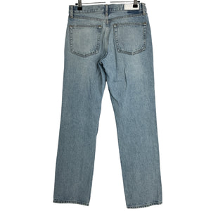 Re/Done Classic Blue Easy Straight Denim Jeans Size 27