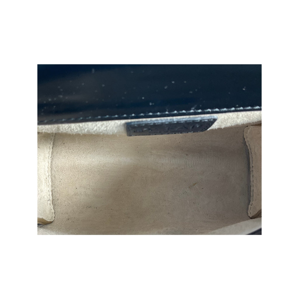 By Far Mini Semi Black Leather Bag