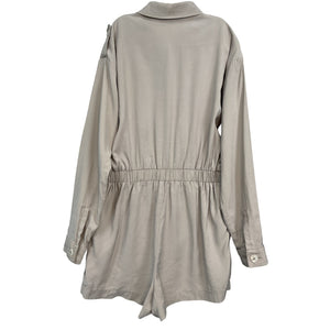 L Academie Utility Beige Dylan Romper