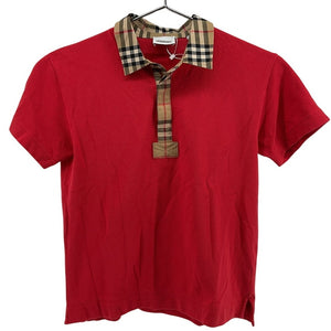 Kids Burberry Red Polo Shirt Size 12M