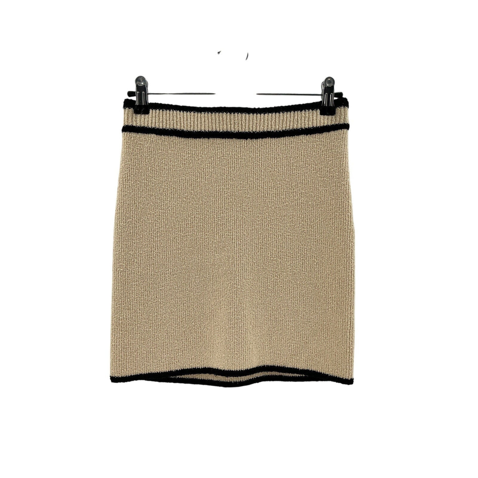 L'Academie 'By Marianna' Beige Cotton Elektra Mini Skirt Size S