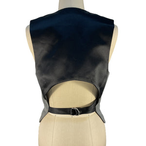 Helmut Lang Tailored Black And White Multi Tux Vest Size 4