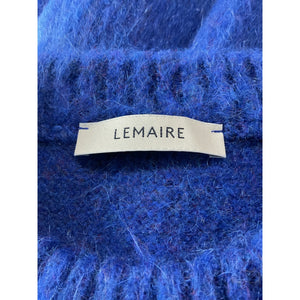 Lemaire Brushed Electric Blue Crewneck Sweater Size M