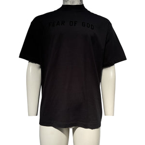 Fear Of God Black Logo Relaxed Fit T Shirt Size L