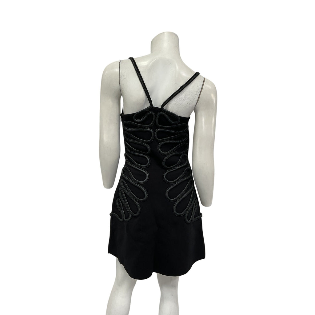 Cult Gaia 'Aimee' Black Viscose Knit Dress Size M